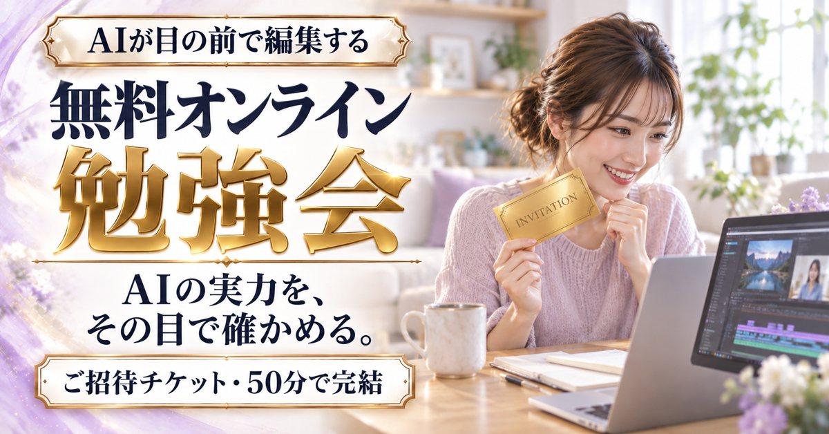無料オンライン勉強会 ご招待チケット